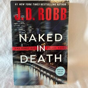 Author J.D. Robb - Paperback Book - "Naked In Death"